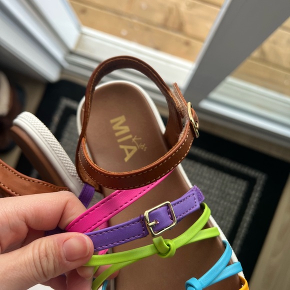 Vibrant Multi-Color Kids Sandals - Picture 2 of 6